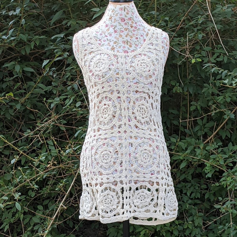 Cream Knit Cover Up by H&M Divided